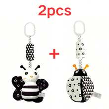 Cute Bell Black & White Rattle Toy For Babies & Toddlers - Multicolor - View 16