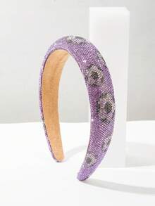 1pc Fashionable Gorgeous Colorful Chocolate Crumble Hair Hoop Hair Accessory - FG666-purple - View 4
