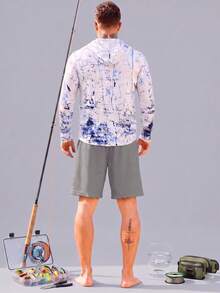 CZRLHYT Men's Long Sleeve Sun Protection, UPF 50+ High Sun Protection, Quick-Dry Fabric, Blocks UV Rays. Suitable For Swimming, Water Sports And Outdoor Activities. - Multicolor - View 5