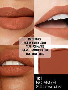 NARS Powermatte Lipstick #101 No Angel 1.5g / 0.05 Oz | Bold Matte Lip Color, Highly Pigmented | Lightweight & Comfortable, Long-Lasting & Non-Drying | Velvety Matte Finish, Lasting Color | Smooth Application, Suitable For Everyday Or Special Occasions - 101 No Angel - View 2