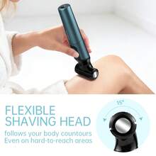 Máy cạo lông Conduroma Lady, dao cạo điện cho nữ - máy tẩy lông không đau cho mặt, chân và nách, máy tỉa bikini cầm tay, dùng được ướt và khô, không dây, sạc USB Type-C - Mô hình nâng cấp - Xem 7
