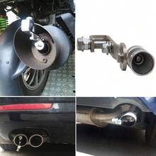 銀色/黑色/多色 耐用渦輪排氣哨笛 逼真汽車改裝模擬器 附高品質排氣音效麥克風 個性化客製化獨特改裝配件 趣味街道音效配件 輪胎聲排氣管哨笛 汽車轟鳴聲製造器 - AA - 查看 3