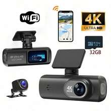 4K前置+1080P后置无线WIFI行车记录仪，带夜视功能，2160P超高清车载摄像头，隐藏式迷你行车记录仪，附赠32GB存储卡 - 行車記錄儀 - 查看 11