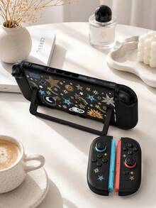 Switch2 (2025) 遊戲主機配件 1件裝 蜘蛛、蜘蛛網、玫瑰、星空太空人圖案保護殼，相容 Switch2 /Switch NS/Switch OLED/Lite，相容 Switch/Switch 2 遊戲主機配件全套，含收納袋、卡槽底座殼，Switch 保護殼，保護您的遊戲主機，送給 Switch 玩家的最佳禮物 - 多色 - 查看 17