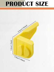 2pcs Construction Worker's Line Anchor Corner Clips, Plastic Bricklaying Tools, Block Laying Tools, For Securing Lines At Brick/Block Corners, Yellow - One Size Fits All - View 6
