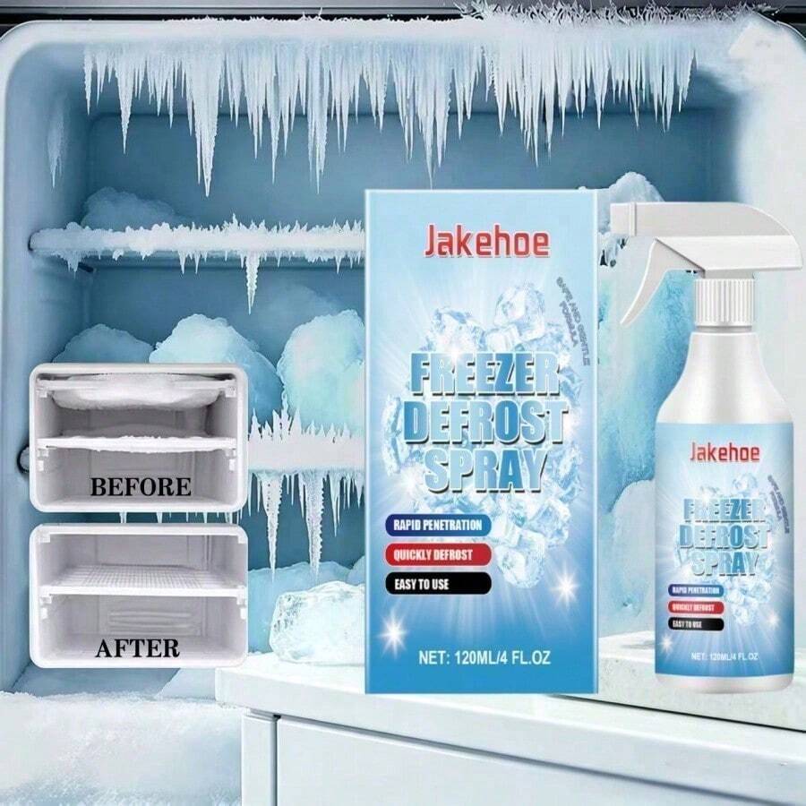 Freezer Defrost Spray, Multi-Purpose Cleaning Spray For Home Refrigerator, Freezer And Ice Maker Defrosting, Gift For Family And Friends, Randomly Sent New Or Old Model