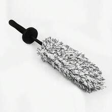 1pc 360° Rotatable Short Handle Wheel Rim Cleaning Brush, Ultra-Fine Fiber Material, Thorough Cleaning Without Damaging Car Paint, Durable Plastic Handle, No Battery Required, Suitable For Daily Car Wheel Rim Maintenance - Multicolor - View 14