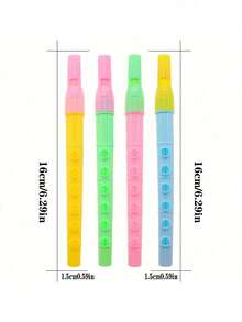 1/5/10/20pcs Random Color Kazoo, Fun Musical Toy, Ideal Birthday Party Favor - / - View 3