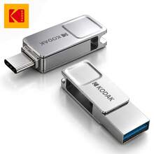 Kodak 2-in-1 Type-C USB3.2 OTG 64GB/128GB/256GB Dual-Use Metal USB Flash Drive, Kompatibel dengan iPhone 15/16/17, iPad Mini 6 2021, Macbook, Smartphone Android (Dengan Fungsi USB-C OTG) - View 6