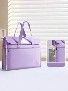 Document Organizer Bag - School Supplies Flip-Top, Multi-Layer Thickened A4 Storage Capacity, An Essential Item For Returning To School. - Multicolor - View 10