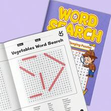 Word Search Puzzle Activity Book, Improve Focus And Language Skills By Finding And Circling Words, Perfect For Home, Work Breaks Or Travel - Word Search Workbook - View 4