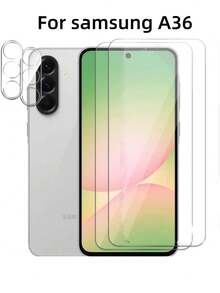 2+2件組 相容 Galaxy A57/A56/A37/A55/A35/A36/A26 高品質鋼化玻璃螢幕保護貼 + 鏡頭保護貼 防刮 無氣泡 - 無色 - 查看 13