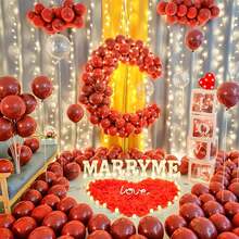 3000片人造紅玫瑰花瓣，適用於婚禮、派對、房間裝飾、居家裝飾、生日裝飾、浴室裝飾、情人節禮物 - 彩色 - 查看 6
