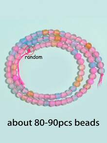 1 String Natural Colorful Morgan Agate Beads For Diy Bracelet Necklace Earring Making Jewelry Keychain Making Supplies Accessories 4/6/8/10mm - Color - View 13