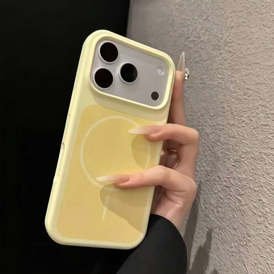 奢華亮螢光液態矽膠磁吸軟手機殼，適用於 iPhone 17 Air 16 15 14 13 12 17 Pro Max Plus