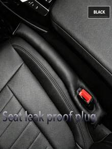2/1pc Universal Car Seat Gap Filler Pad, Soft Anti-Leak Cushion, Faux Leather Gap Filler, Isolation Pad, Car Interior Decoration - A - View 4