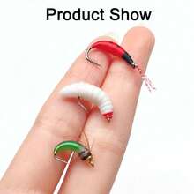 Mồi câu ruồi giả câu cá Fly Fishing - Combo 3 hộp (tổng 9 con ruồi), mồi nymph, ruồi ướt câu cá hồi/cá vược/cá chép, mồi nhử câu cá kèm hộp đựng ruồi - Nhiều màu - Xem 8