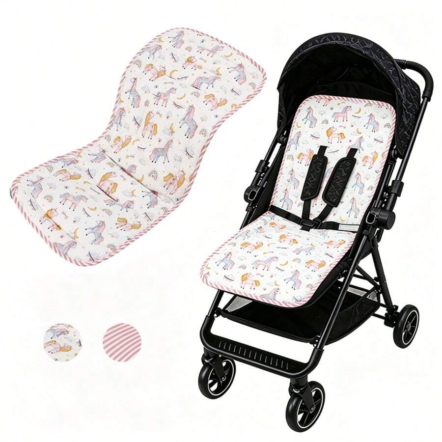 miracle baby Bantalan Kursi Kereta Bayi, Matras Anak, Gaya Sepanjang Musim, Aksesori Kereta Bayi, Alas Tidur Bayi untuk Kereta Bayi dengan Pemandangan Tinggi - Unicorn Fantasi - View 1