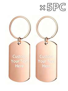Llavero de metal personalizable, impreso con tu foto y texto, 4 estilos y 4 colores disponibles, paquete de 1 pieza, 3 piezas o 5 piezas. Perfecto como llavero, decoración de mochila, regalo de cumpleaños, regalo de aniversario y regalo del Día de San Valentín. - Multicolor - Ver 24