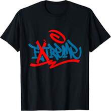 Extreme Graffiti Artist Street Art Graffiti Tag Urban T-Shirt - Black - View 8