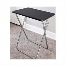 Folding TV Tray Tables - 2-Pack, 19x15x26" Portable Dining For Living Room, Home & Kitchen - Black - View 4