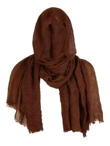 1pc Vintage Pirate Hooded Scarf - Soft & Comfortable, Renaissance Style, Medieval Costume Accessory, Retro Style Men's Shawl - Perfect For Festivals - Multicolor - View 5