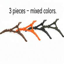 3pcs Outdoor Folding Gas Canister Stand, Portable Flat Tripod Stable Plastic Bracket Camping Accessory - Multicolor - View 16