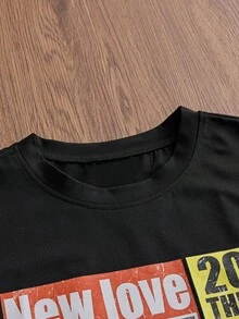 Camisetas de hombre - Negro - Ver 3