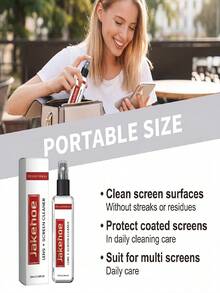 Screen Cleaning Spray For Phone, Computer, TV And Various Electronic Device Screens, Daily Cleaning, TV Screen Dedicated Cleaner, Laptop, Camera, Phone Screen, Monitor Dedicated Cleaner, Clear And Fast Stain Removal - Liquid - View 6