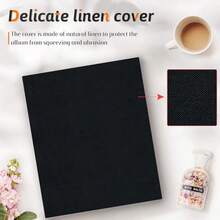 1pc Premium Photo Album, 6 Inch Size, 200 Pockets, Multiple Colors Available, Perfect For Family Memories, Wedding Keepsakes, And Valentine's Day Gift - 1PC - View 8