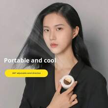 New Portable Mini Rechargeable Fan MF019 Powerful Cyclone Waist Clip Fan Low Noise Suitable For Travel And Running - Multicolor - View 2