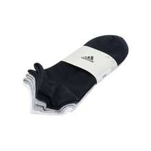 Adidas Logo Comfortable Knitted Antibacterial Athletic Socks, Unisex Style, 3-Pack. - Black, White and Gray - View 9