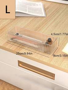 10/9/7/6/4/1 Pc Clear Cosmetic Drawer Organizer, For Vanity, With 5 Different Sizes Clear Plastic Drawer Organizers, Makeup Display Case, Classified Storage Container, Suitable For Placement On Dressing Tables, - Transparent - View 10