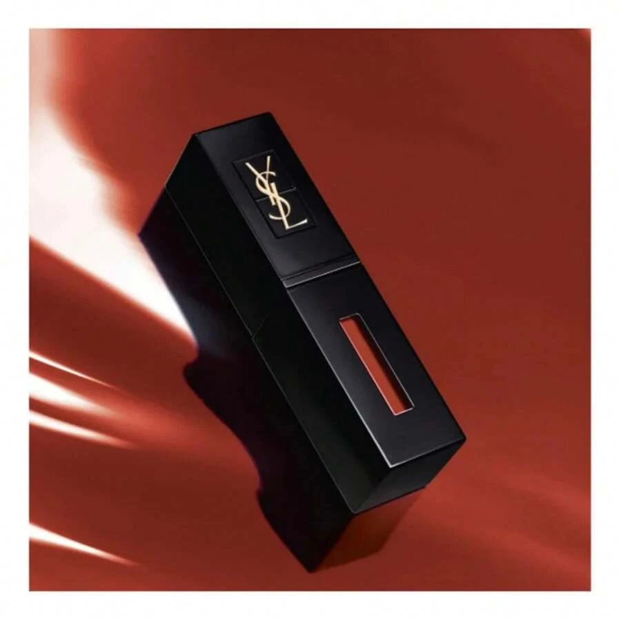 YSL Rouge Pur Couture Vinyl Cream Lip Stain Shade 441 Chili Bold Red Creamy Hydrating Long Wear 5.5ml Daily Lip Makeup Gift For Women - 紅色 - 查看 1