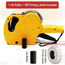 Single Line 8-Digit EOS 5500 Price Labeling Machine With Protective Cover, Supports English Coding, Lightweight And Easy To Operate, Suitable For Price Labels, Product Labels And Shelf Pricing, Durable And Practical, Suitable For Retail Stores, Supermarkets And Shops - Yellow - View 15