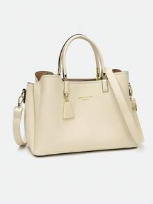 Dedoo Light Luxury Fashion Versatile Multi-Compartment Large Capacity Handbag & Crossbody Bag - Beige - View 2