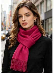 Women's Scarves - Hot Pink - View 3