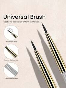 Multifunctional Nail Art Brush (Available In 2-Piece Or Single Pack) - Suitable For Painting Floral Patterns, Easy To Store, Great Choice For Nail Art Beginners. Essential DIY Nail Art Tool And Accessory. - Multicolor - View 7