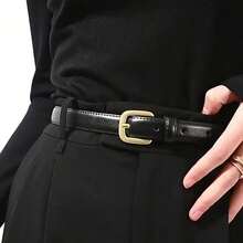 2 Packs Casual Fashion Belt With Simple And High-End Feel, Needle Buckle Double Loop Belt Suitable For Daily Wear - Multicolor - View 3