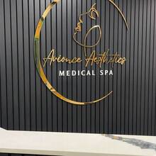 Custom Acrylic Salon Sign - Personalized Beauty & Hair Salon Business Logo Sign - Gift For Female Hairstylist - Spa, Nail, Eyelash Studio Room Decor - Home Entrance Accessory - Multicolor - View 2