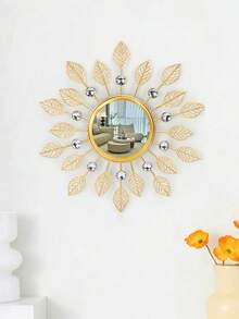 1pc Creative Iron Wall Mirror, Sofa Wall Multi-Functional Decorative Mirror, Entryway Decorative Mirror, Modern Living Room Wall Decor, Fashion Wall Hanging Decor, Best Birthday Graduation Gift, Home Decor, Back To School Room Decor, School Supplies - one-size - View 10