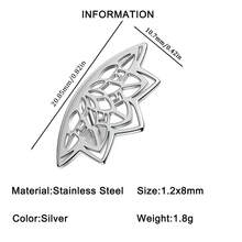 1pc Gothic Spider & Spider Web & Black Oil Drop Devil Crescent Moon Flat Nose Stud Lip Stud Earring 16g Stainless Steel Internal Threaded, Suitable For Daith, Helix, Conch, Earlobe Ear Piercing Decoration, Unisex - As Shown - View 10