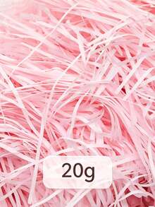1 Pack Colorful Shredded Crinkle Raffia Paper Filler 20g/50g, DIY Gift Box Wrapping Decor, Party Filler For Wedding, Valentine's Day, Easter & Birthday - View 12