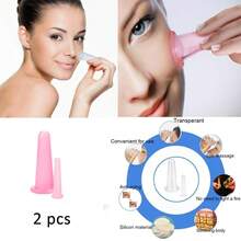 2/4pcs Silicone Facial Lifting Massage Cups, Soft Lip Lifting Cups, Eye Relief Lifting Set - Multicolor - View 2