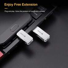 Kodak 2-in-1 Type-C USB3.2 OTG 64GB/128GB/256GB Dual-Use Metal USB Flash Drive, Kompatibel dengan iPhone 15/16/17, iPad Mini 6 2021, Macbook, Smartphone Android (Dengan Fungsi USB-C OTG) - View 10