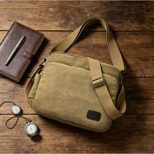 Men Crossbody Bags - Khaki - View 3