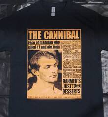 JEFFREY DAHMER - La Camiseta del Caníbal - Negro - Ver 1