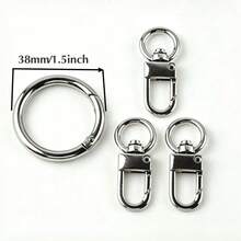 New High-End Keychain Key Ring Key Holder Hook Car Key Anti-Loss Waist Clip Creative Keychain, Spring Ring Keychain Pendant Creative Original Minimalist Car Key Ring Door Clip DIY Accessories - Multicolor - View 4