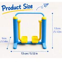 1pc Home Storage Assembleable Phone Stand, Creative Lazy Binge-Watching Cute Desktop Ornament Stand, Fitness Equipment Phone Stand - Blue - View 2