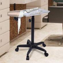 Dental Medical Doctor Tattoo Metal Rolling Service Tray,Salon Tray, Height Adjustable Salon Tray On Wheels, Hair Color ServiceTray Durable And Non-Rusting - 1 - View 12